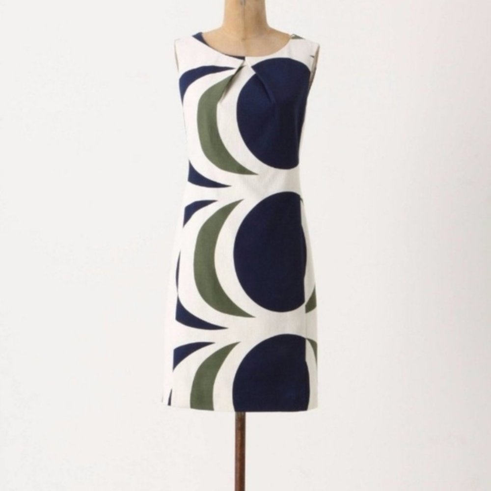 Anthropologie Tabitha Mod Circle Shift Dress